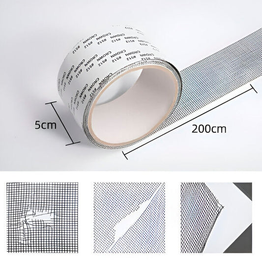 Bandă adezivă pentru repararea plaselor anti-țânțari